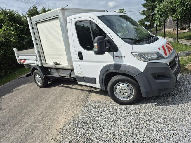 Fiat Ducato 2.3jtd WYWROTKA Z SCHOWKIEM klimatyzacja import francja