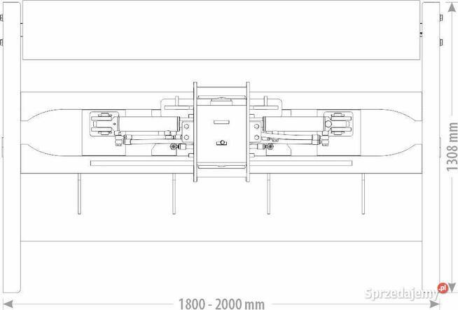 BELKA RÓWNAJĄCA NIWELUJĄCA HYDRAULICZNA 6-14T