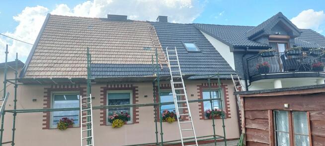 Mycie, malowanie dachów, dachówki kostki brukowej