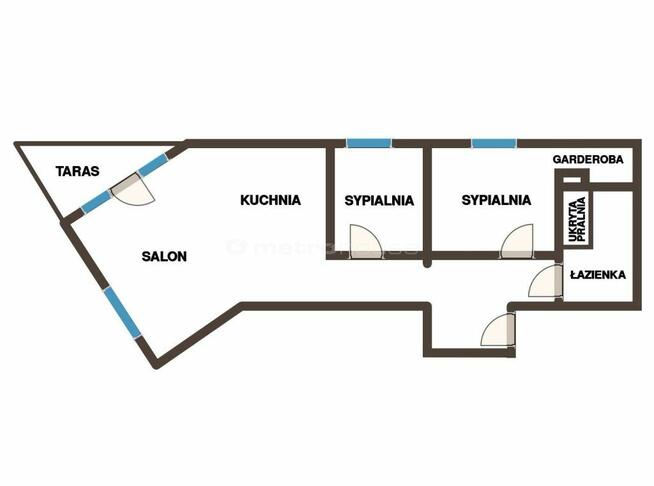 Nowoczesne 66 m², Taras, Wawelska, PREMIUM