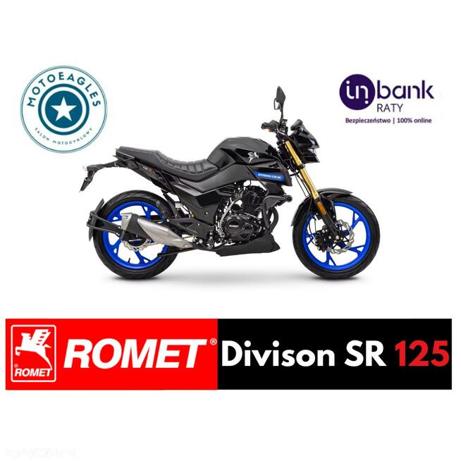 Romet inny ROMET DIVISION 125 SR AIR 125ccm Kup na raty z Dowozem pod dom