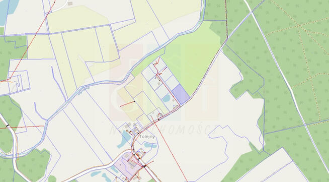 Działka budowlana Tolejny gm. Olsztynek