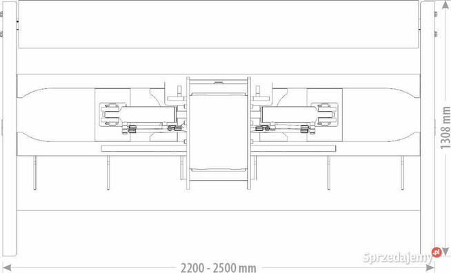 BELKA RÓWNAJĄCA HYDRAULICZNA NIWELATOR 14-24T
