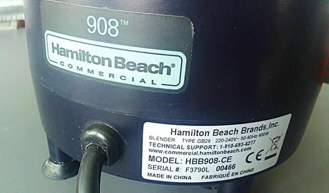 Silnik Podstawa Blender kielichowy HAMILTON BEACH HBB908-CE