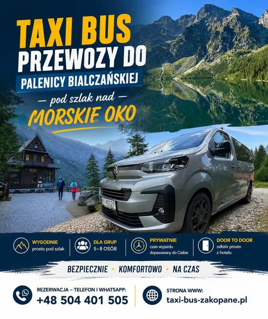 Taxi Bus Zakopane, przewóz osób Zakopane, wynajem busów, All
