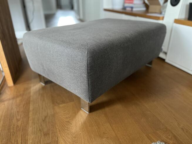 Pufa / podnóżek Sits 95x65x40 cm szara Kraków