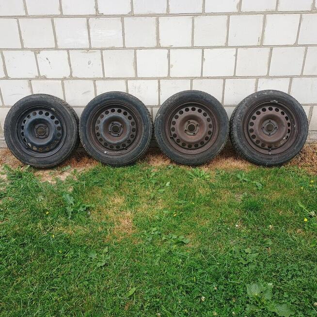 Kola 15 cali Opel 4x100 otwor 56.6 ET49 185x60x15 Opony zimo