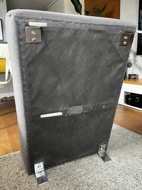Pufa / podnóżek Sits 95x65x40 cm szara Kraków