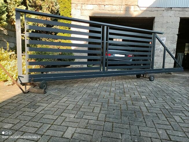 Brama 4000x1500 mm OC real 7016
