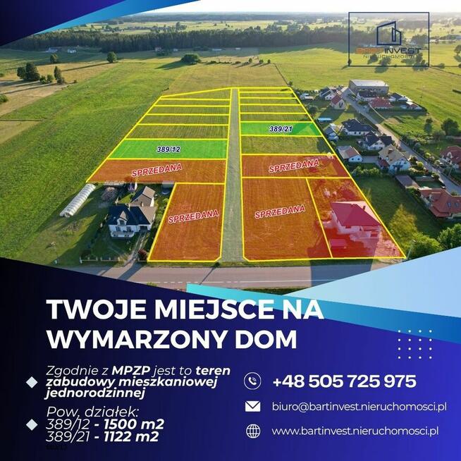 Działki budowlane w malowniczej okolicy