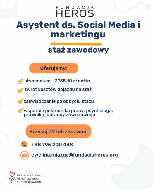 Asystent ds. Social Media i Marketingu