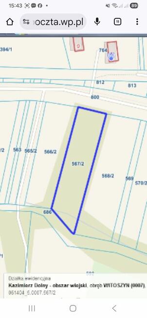 Siedlisko 1,78 ha w Witoszynie