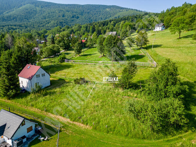 Działka budowlana 770 m² | Zawoja | Widok i słońce