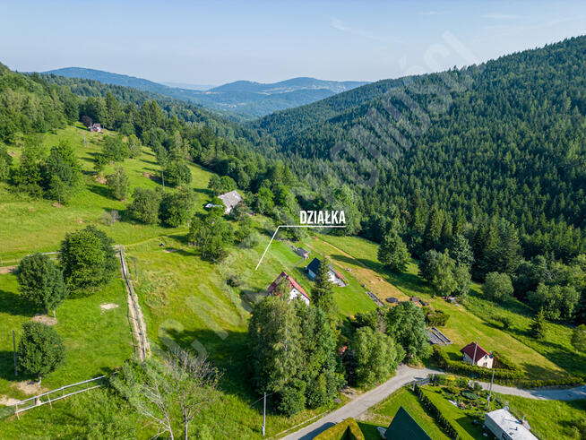 Działka budowlana 770 m² | Zawoja | Widok i słońce