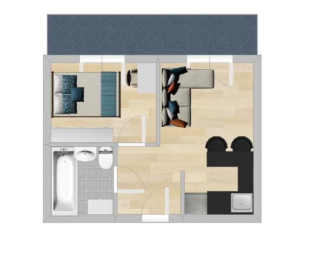 2 pokoje z mp w garażu, pet-friendly- Gwiazdowa 16
