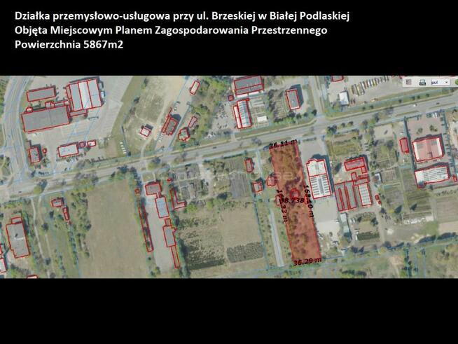 Atrakcyjna działka produkcyjnousługowa 5867 m² #