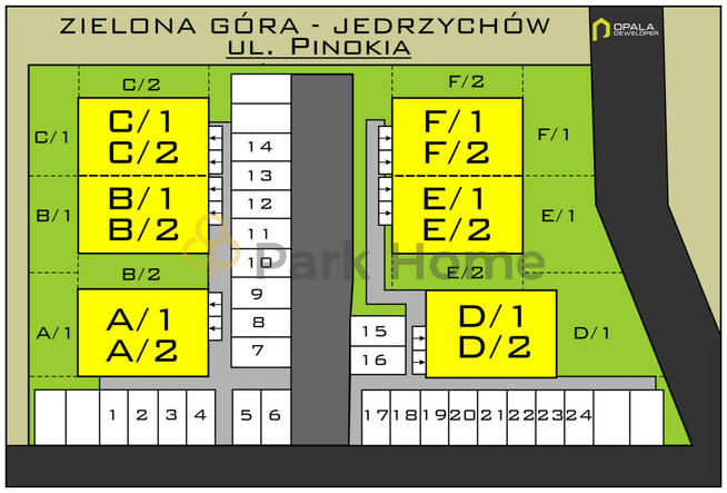 Mieszkanie Zielona Góra Jędrzychów, Pinokia