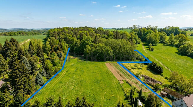 Działka siedliskowa Obiszów gm. Grębocice,