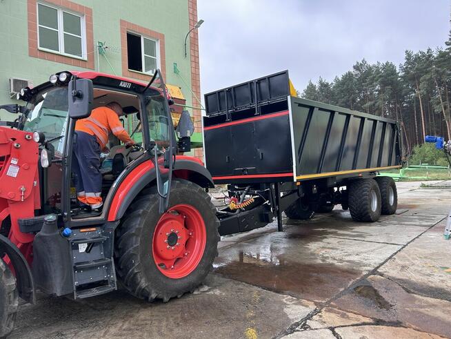 Mocna Przyczepa Wywrotka TANDEM – Budowlana!