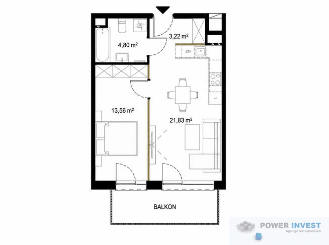 2 pokoje | Balkon | Bez PCC i prowizji