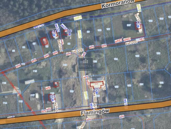 Działka budowlana Pogorzelica, Flamingów