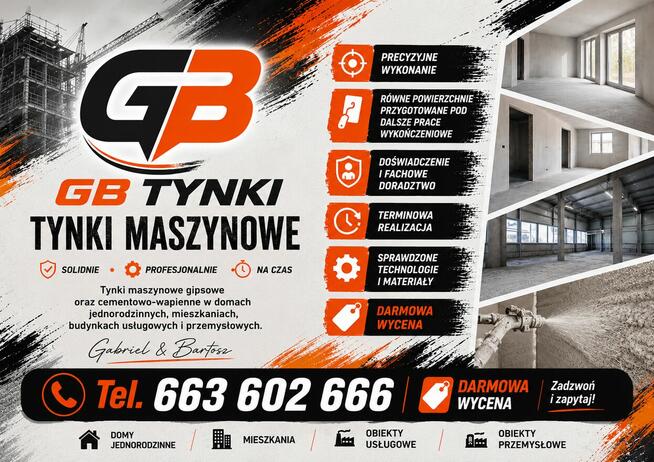 Tynki maszynowe