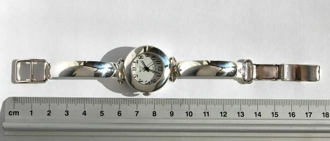 Srebrny zegarek damski klasyczny Osin quartz srebro pr. 925