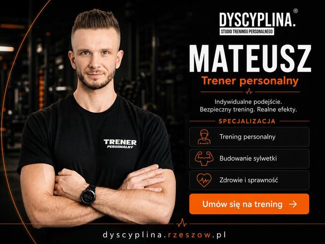 Mateusz Cynar - trener personalny rzeszów