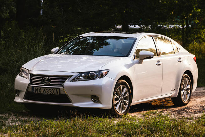 Lexus ES 300h Prestige | Hybryda | 100 000 km | Biała Perła