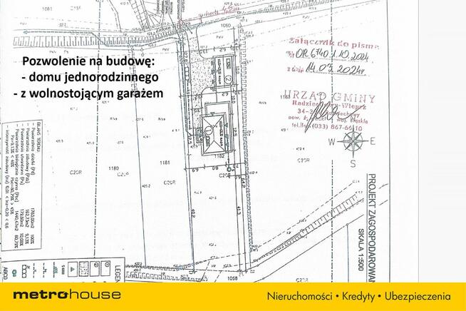HIT ! Działka siedliskowa z pozwoleniem na budowę