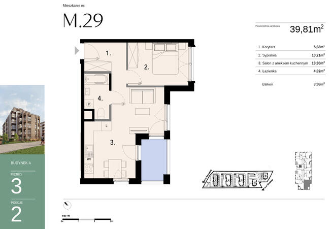 Nowe mieszkanie > 29.83 m2