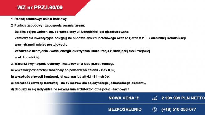 Działka inwestycyjna – Łódź, ul. Łomnicka 21 | TOP lokalizacja!