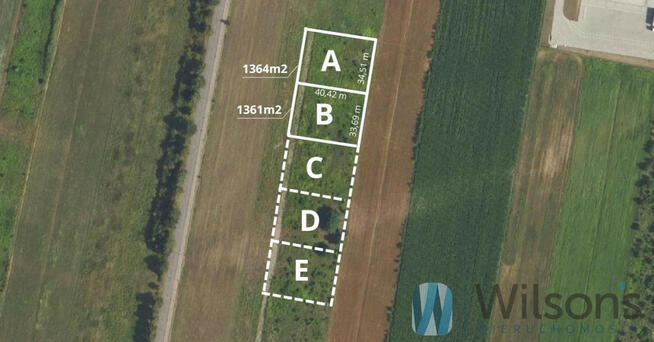 Działka inwestycyjna Cząstków Mazowiecki gm. Czosnów, Małotka