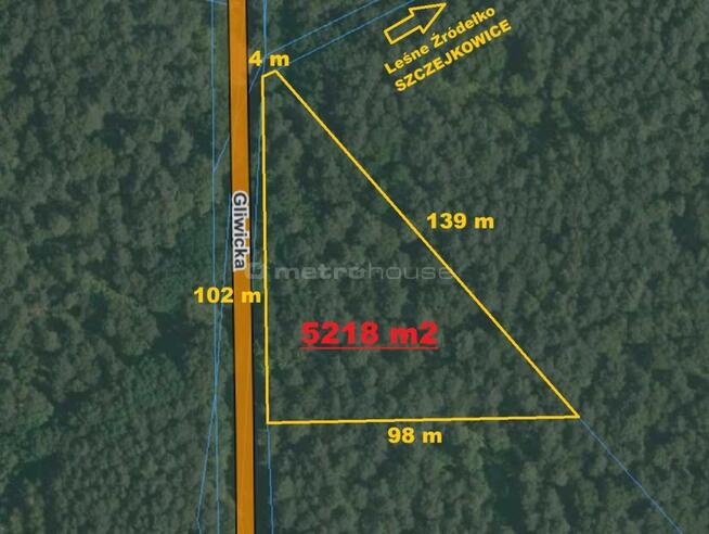 Tuż obok Leśnego Źródełka - Prywatny las 5218 m²
