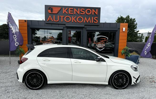Mercedes A45 AMG Zadbany, Full, Panorama, Grzane fotele, Aktywny wydech, LED, Tempomat