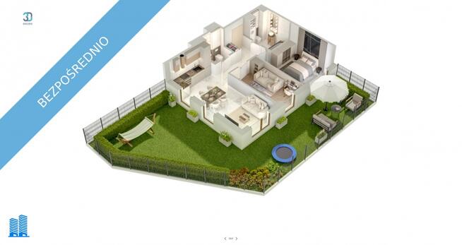 55,69 m² | 3 pokoje | ogródek 75,31 m² | bezpośrednio od dewelopera