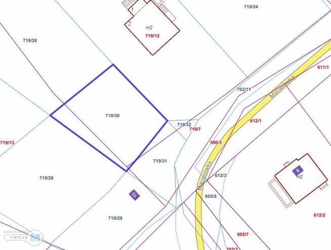 Działka usługowa Miedziana Góra Kostomłoty Pierwsze