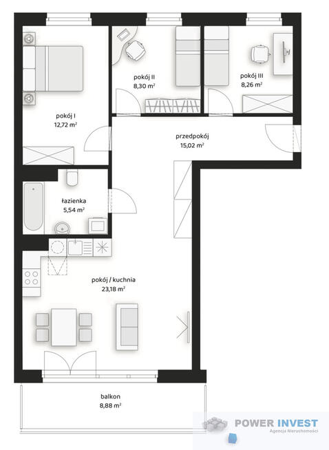 4 pokoje | 73m² | Duży balkon | Oddane | 0% PCC