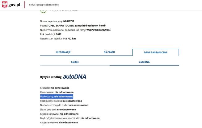 Opel Zafira 2.0 Diesel Zarejestrowany Ubezpieczony