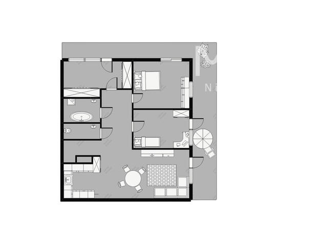 Osiedle przy Cedry - 4 pokoje, 83,37 m²,