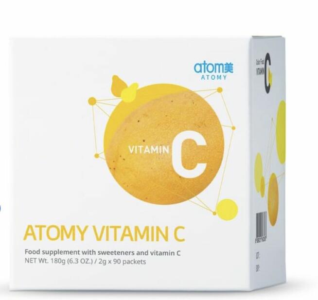 Atomy Vitamin C 90 saszetek | Witamina C | Owocowy smak | Or