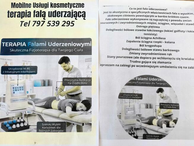 Mobilne Usługi Terapia falą uderzeniową
