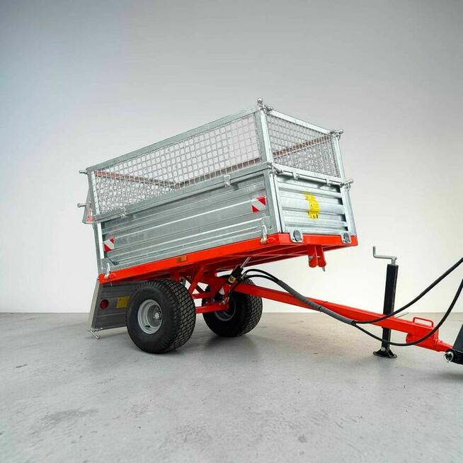 Przyczepa z nadstawkami do mini traktorków „DKM ” 1500 kg