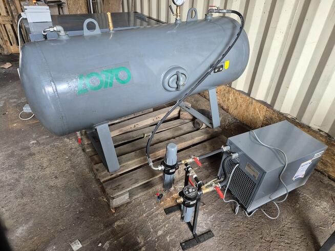 Sprężarka Atlas Copco LT9 + zbiornik + osuszacz
