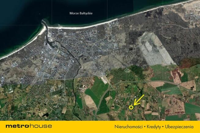 Działka budowlana nad morzem 5,3 km od plaży!