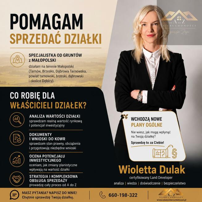 Działka budowlana Zakliczyn