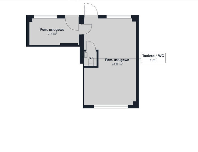 Do Wynajęcia Lokal 34m2 Plac Zwycięstwa