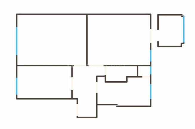 Parter 74 m² + możliwe 4 pokoje + loggia + parking
