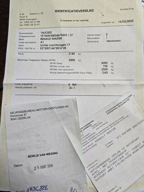 Renault Master 2.3 / 125 KM / ASO !! L 3 H2 / Klima !! MAX ! Bez Adblu