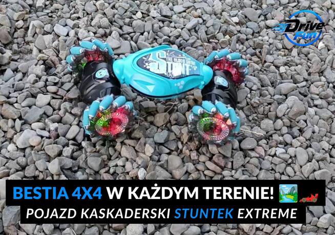 HIT PREZENT Pojazd akrobacyjny STUNTEK EXTREME 4x4 | 2 Stero
